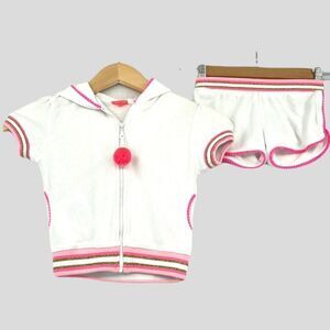 Sunuva Terry Pom Pom Hoodie and Short Set 3-4